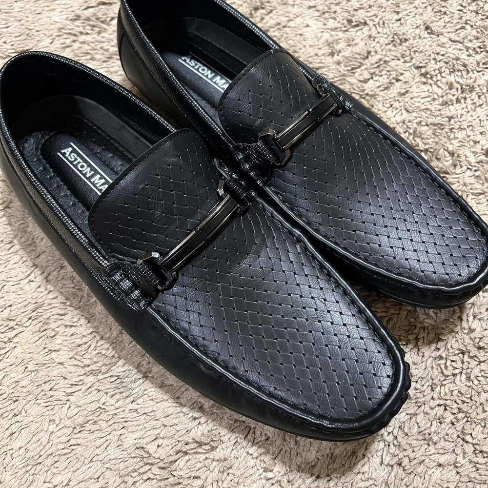 Aston Marc Black Loafers